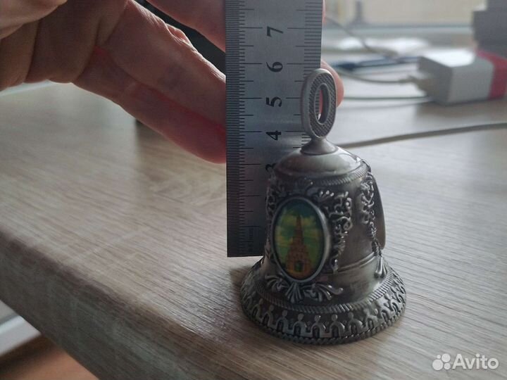 Колокольчик металлический сувенирный Казань