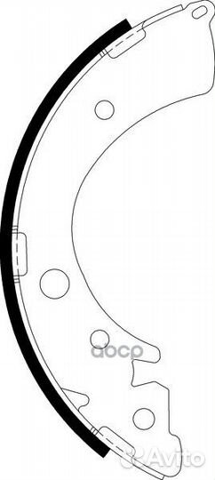Колодки тормозные барабанные зад honda acco