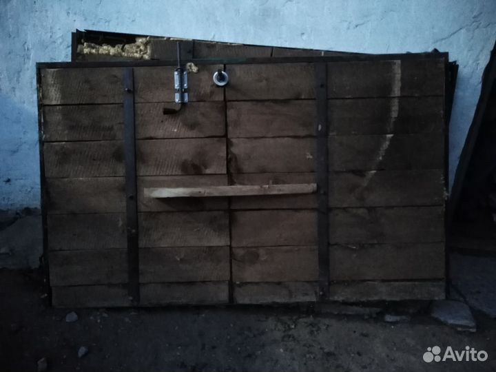 Ворота гаражные металлические бу