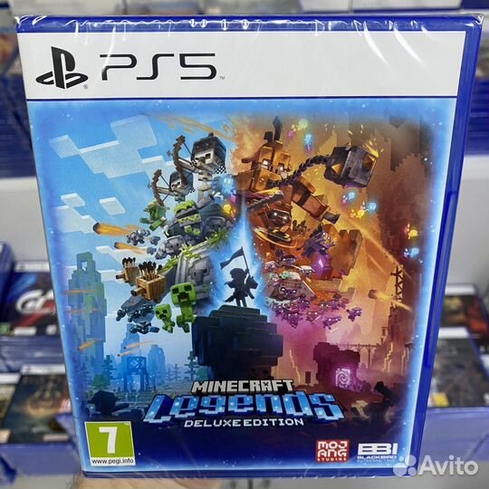 Диски PS4 minecraft legends deluxe