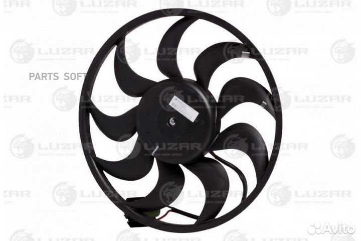 Luzar LFC-0595 Э/вентилятор охл. для а/м Chevrolet