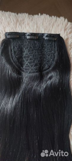 Волосы натуральные на заколках