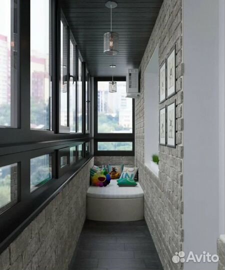 Отделка балконов и лоджий