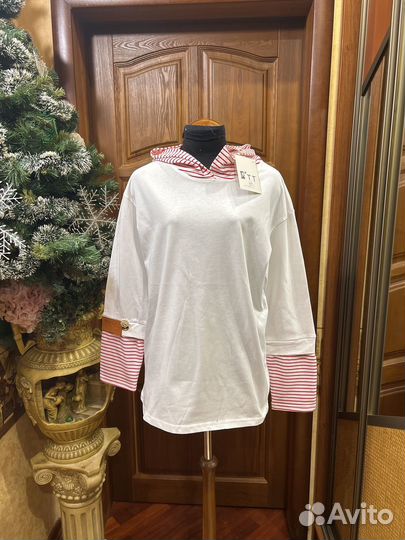 Хлопковое худи и жилетка