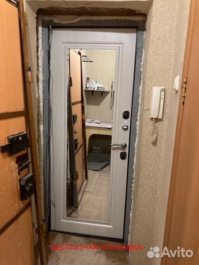 Дверь входная в квартиру с установкой