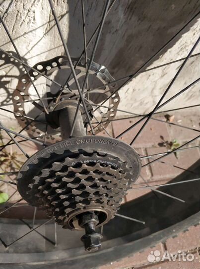 Колесо заднее 26 на fat bike в сборе