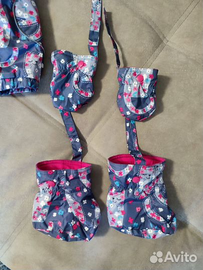 Комбинезон демисезонный 74 80 для девочки