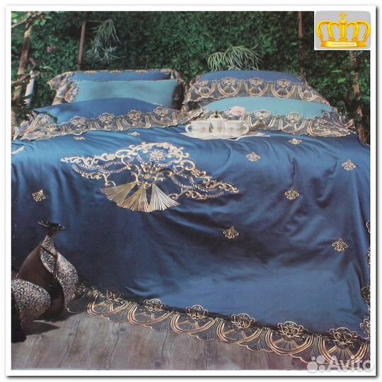 Постельное белье Люкс Сатин Евро