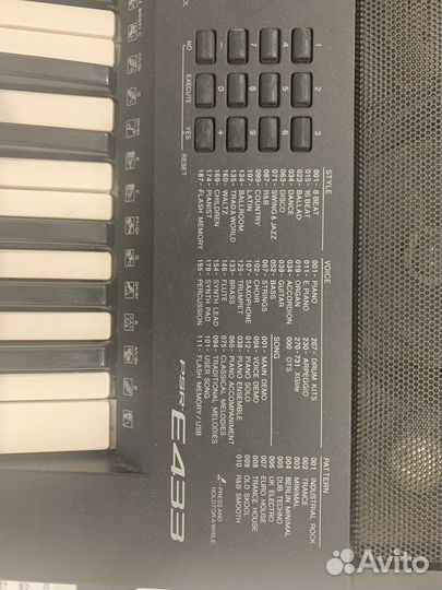 Ямаха синтезатор psr e433