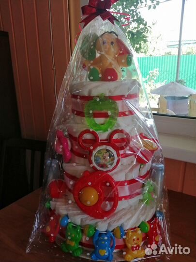 Торты из памперсов на выписку