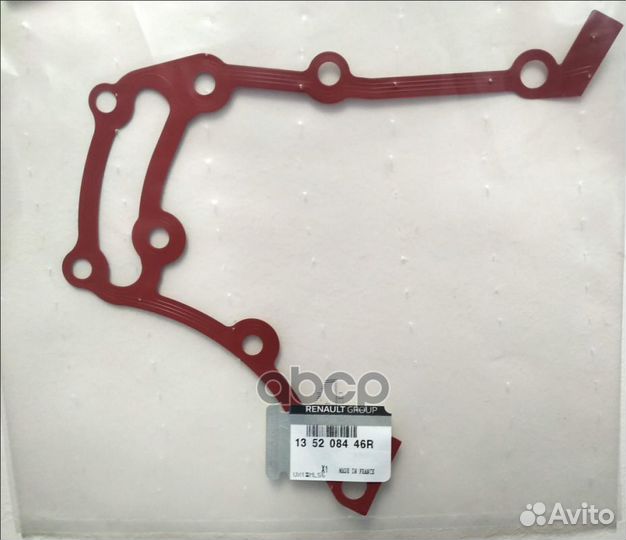 Уплотнитель блока цилиндров (рез) renault 1352 084