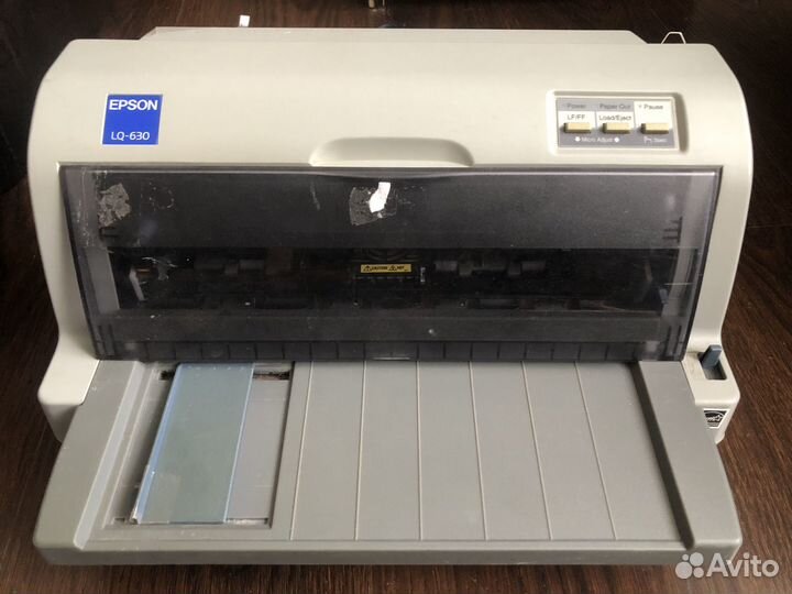 Матричный принтер epson lq-630 с картриджами