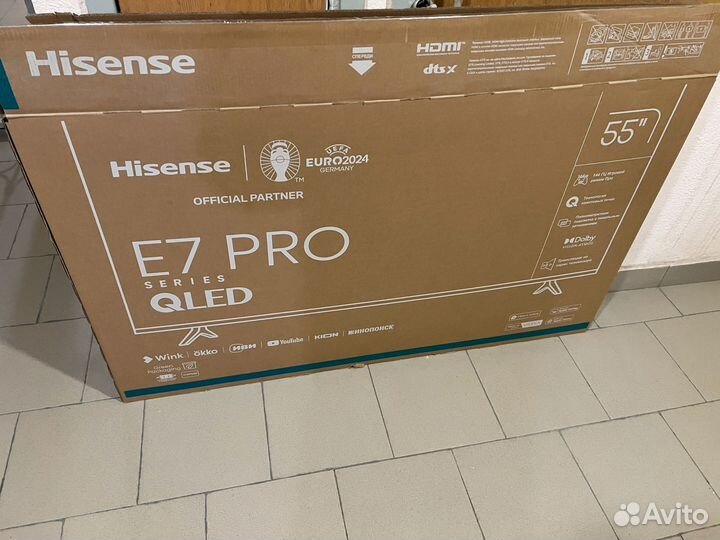 Телевизор Hisense 55E7NQ PRO