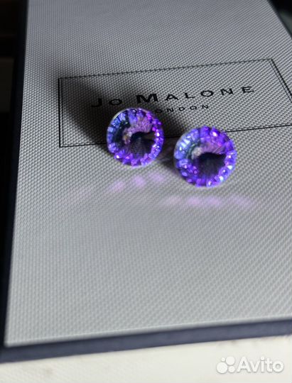 Серьги гвоздики swarovski