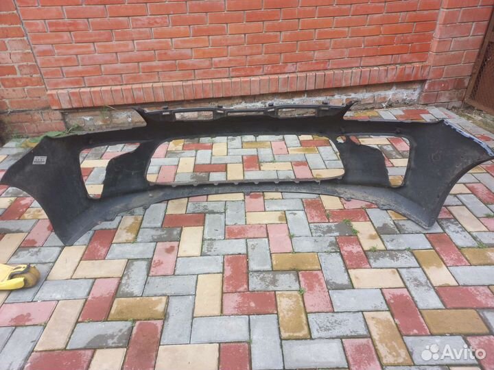 Передний бампер на kia rio 4