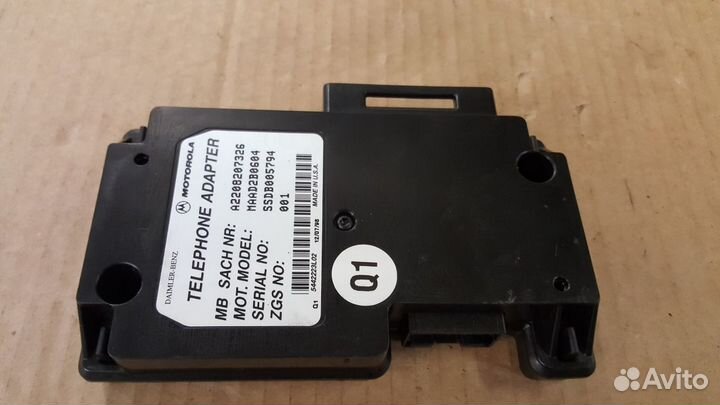 Телефонный модуль мерседес w220 a2208207326