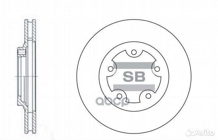 Диск тормозной hyundai H1/starex 97/mitsubishi