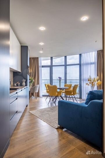 1-к. апартаменты, 62 м², 8/16 эт.