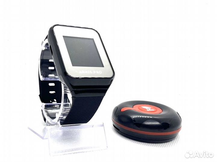 Кнопка вызова официанта персонала Классик и часы