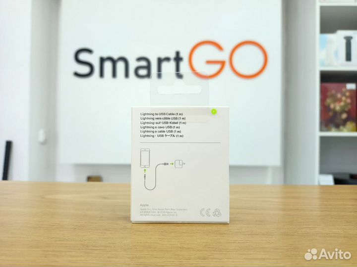 Кабель Apple Lightning 1м для iPhone (оригинал)