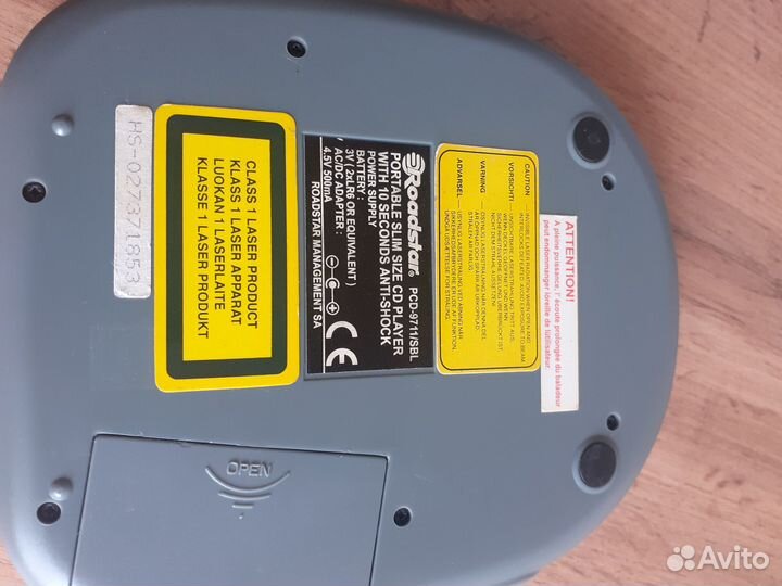 Cd проигрыватель roadstar 90-e