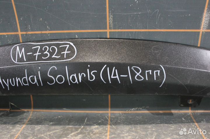 Спойлер бампера заднего - Hyundai Solaris