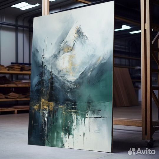 Интерьерные картины в холодном цвете