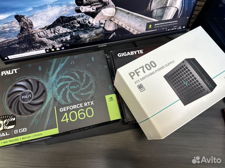 Игровой пк новый RTX4060 гарантия чек