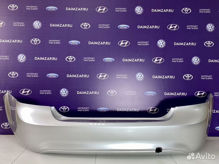 Бампер Задний Форд Фокус 2 седан Серебристый