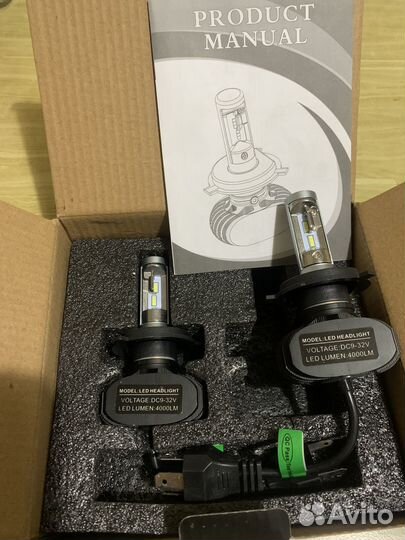 Светодиодные лампы головного света led h4