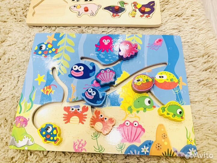 Развивающие игрушки из дерева