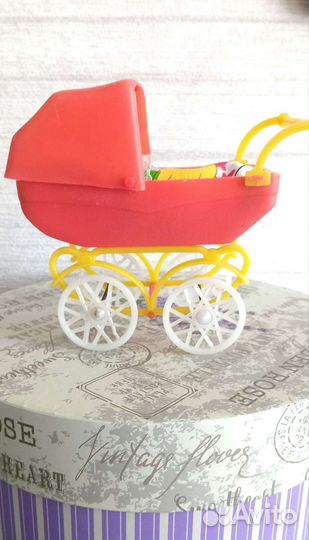 Коляска СССР для пупса Бронь