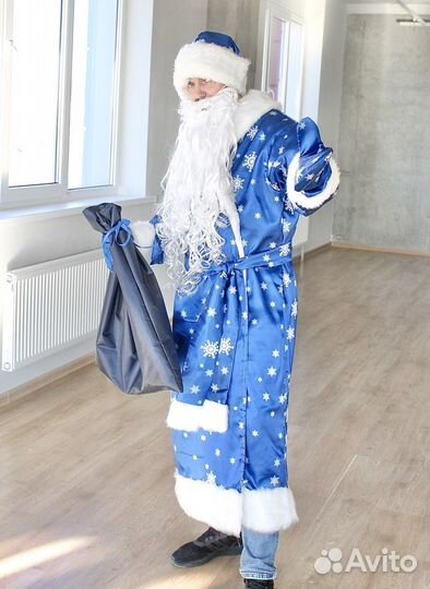Костюм Деда Мороза из атласа