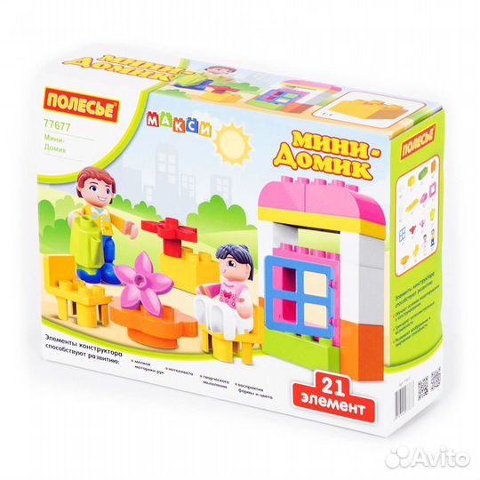 Конструктор Мини домик Полесье 77677