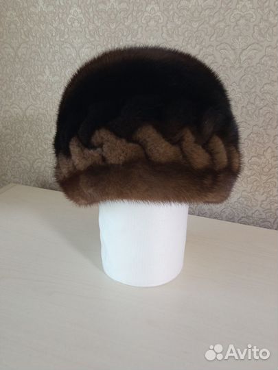 Шапка норковая женская окр 56-58
