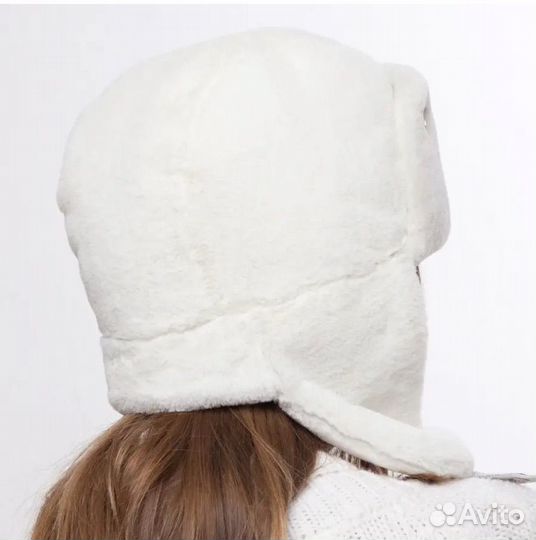 Шапка-ушанка женская