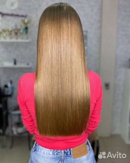 Кератиновое выпрямление волос