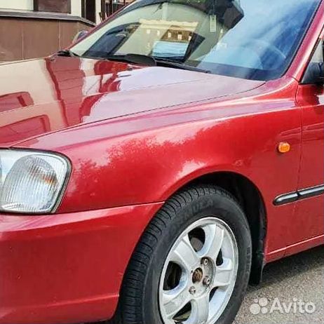 Крыло переднее левое в цвет Hyundai Accent