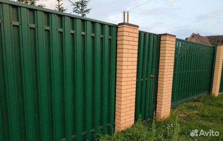 Забор из евроштакетника замер бесплатно под ключ