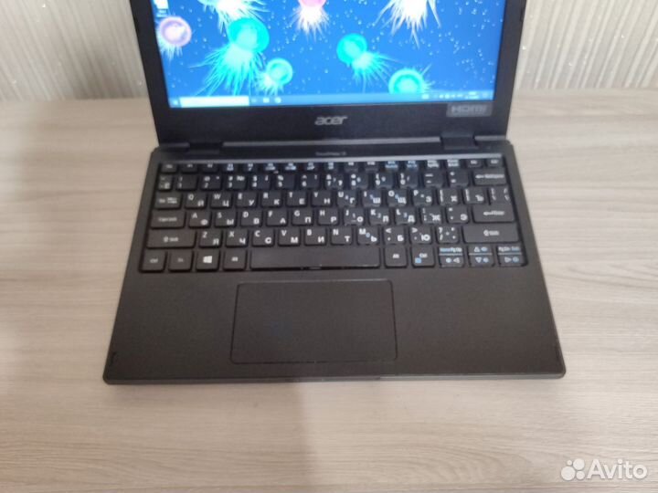 Компактный ноутбук Intel 4 ядра/SSD/DDR4-4Gb/11.6