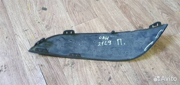 Решетка в бампер правая Opel Astra H caravan 2004