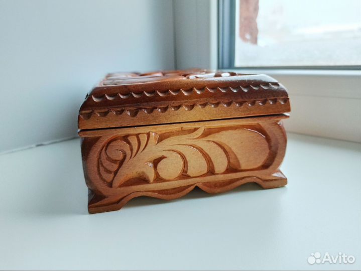Шкатулка дерево винтаж