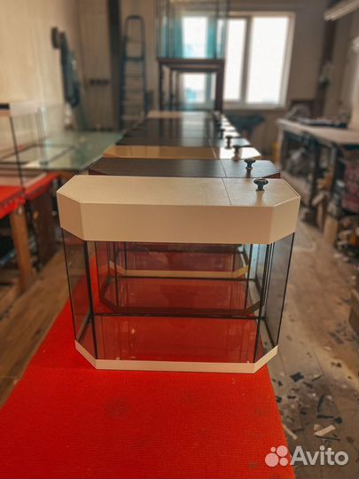 Аквариумы 50л с отделкой