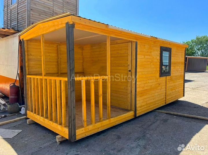 Вагончик с надежной крышей