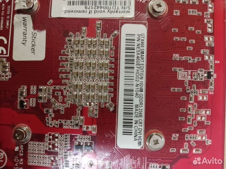 Видеокарта gtx 460