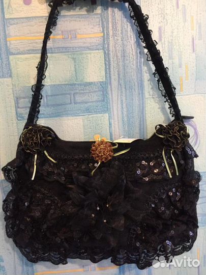 Новая сумка с блёстками