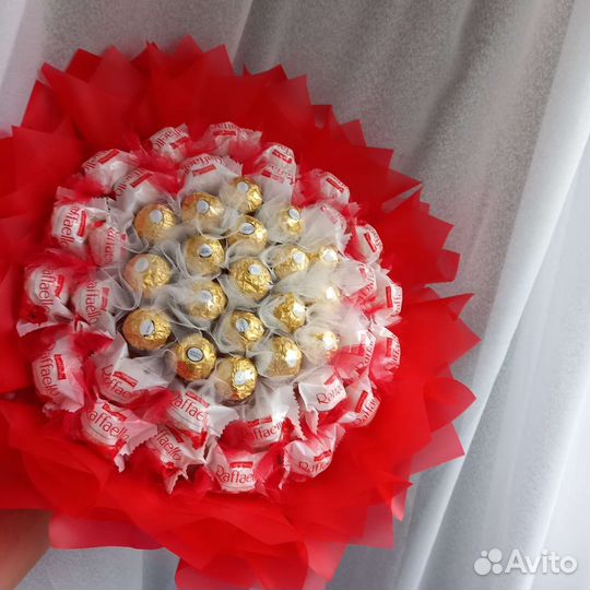 Съедобные букеты из сухофруктов и орехов, конфет