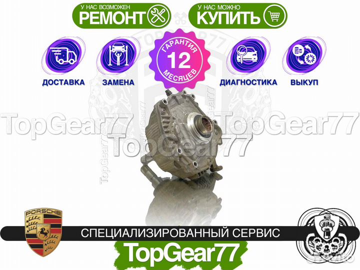 Раздатка Porsche Cayenne E3 S/Turbo/GTS 2017-2023