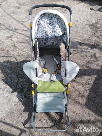 Детские санки коляска