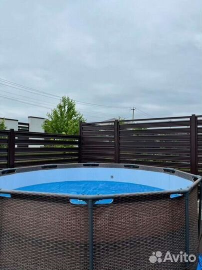 Каркасный бассейн Bestway Ротанг 305х100 см фильтр